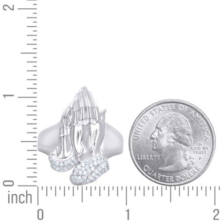 925 Sterling Silver Cz Ring S8-S12