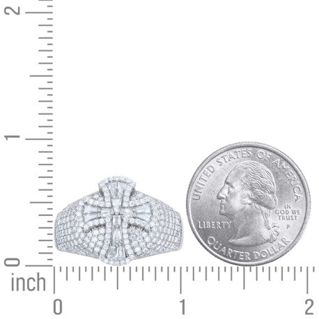 925 Sterling Silver Cz Ring