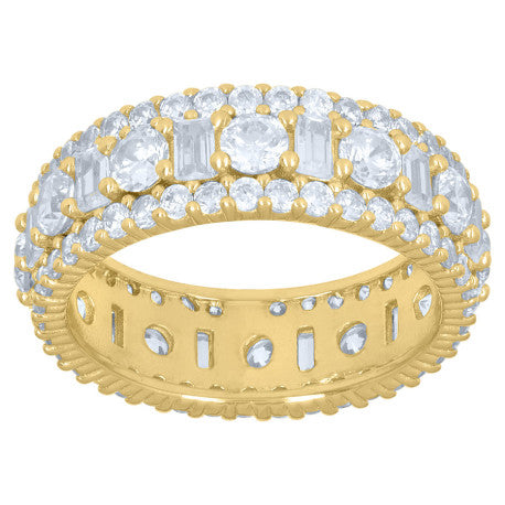 925 Sterling Silver Cz Ring