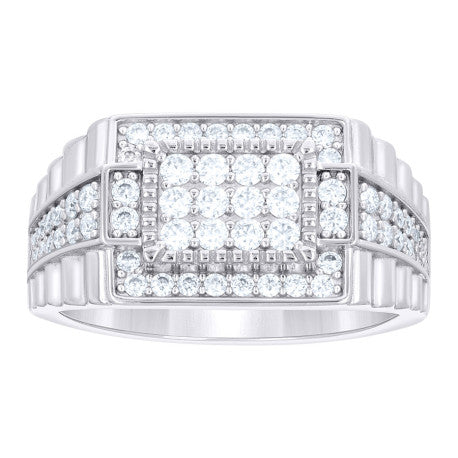 925 Sterling Silver Cz Ring