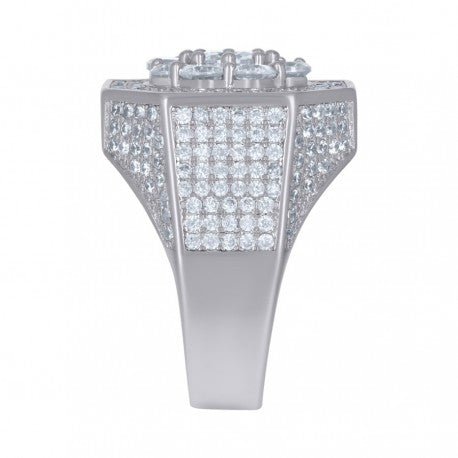 925 Sterling Silver Cz Ring