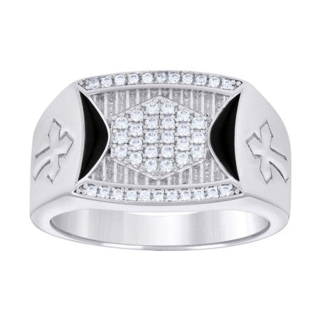 925 Sterling Silver Cz Ring