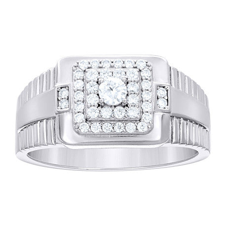 925 Sterling Silver Cz Ring