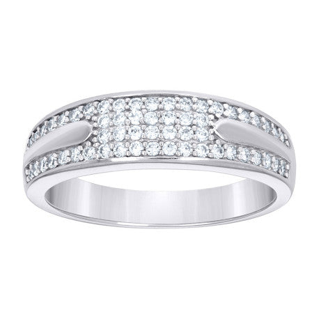 925 Sterling Silver Cz Ring