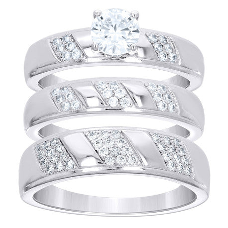 925 Sterling Silver Cz Ring