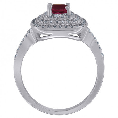 925 Sterling Silver Cz Ring