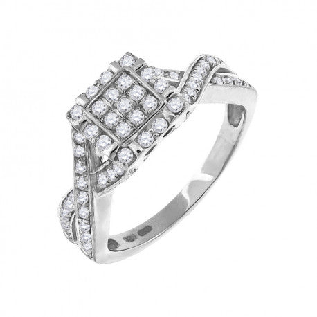 925 Sterling Silver CZ Ring
