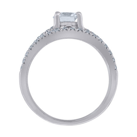 925 Sterling Silver CZ Ring