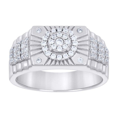 925 Sterling Silver Cz Ring