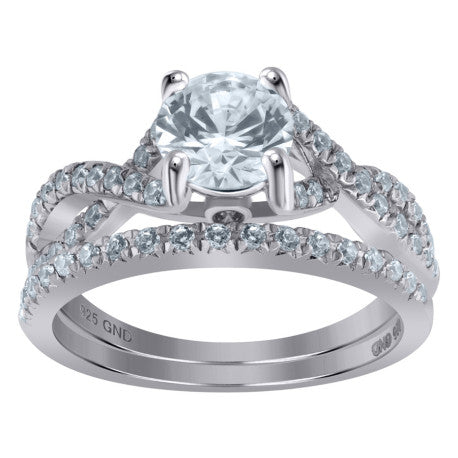 925 Sterling Silver CZ Ring