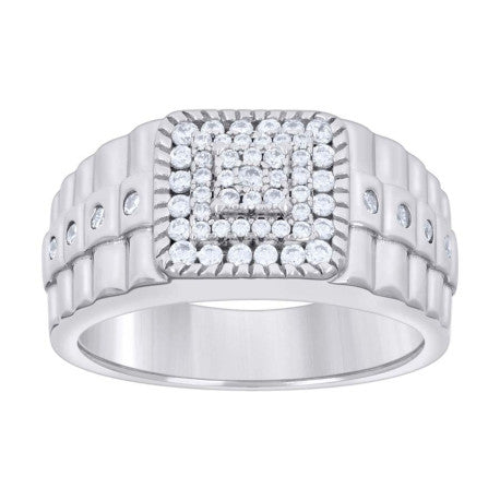 925 Sterling Silver Cz Ring