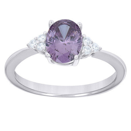 925 Sterling Silver Cz Ring