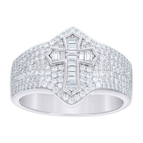 925 Sterling Silver Cz Ring