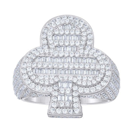 925 Sterling Silver Cz Ring