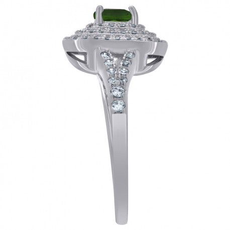 925 Sterling Silver Cz Ring