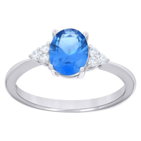 925 Sterling Silver Cz Ring
