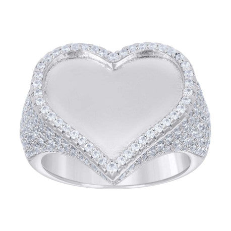 925 Sterling Silver Cz Ring