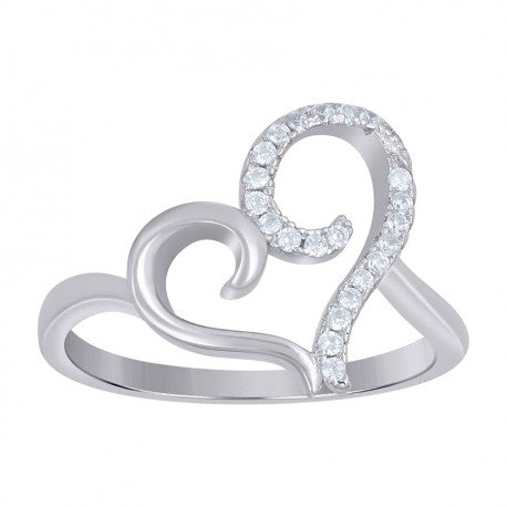 925 Sterling Silver Cz Ring