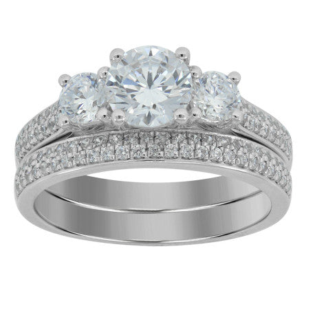 925 Sterling Silver CZ Rings S6-S9