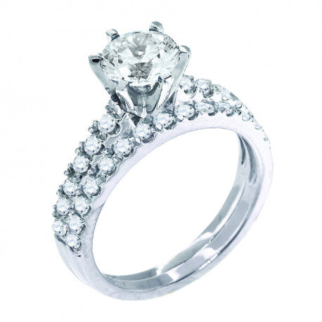925 Sterling Silver CZ Rings S6-S9