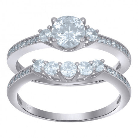 925 Sterling Silver Duo Ring
