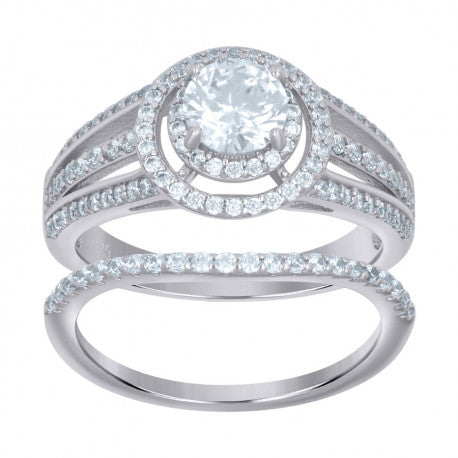 925 Sterling Silver Duo Ring