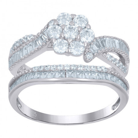 925 Sterling Silver Duo Ring