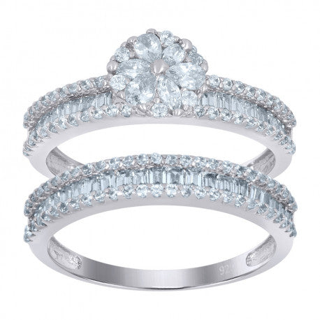 925 Sterling Silver Duo Ring