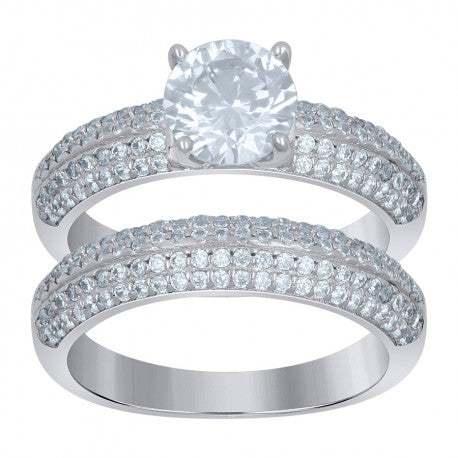 925 Sterling Silver Duo Ring
