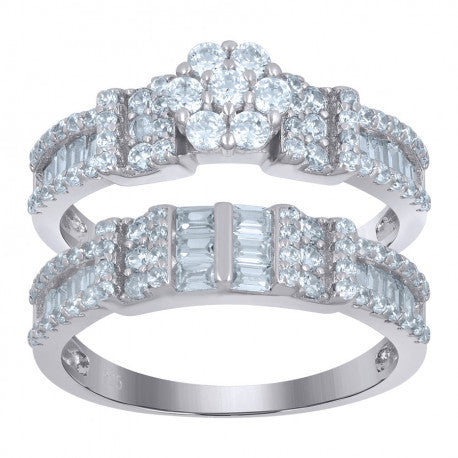 925 Sterling Silver Duo Ring