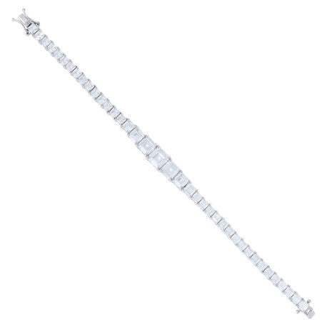 925 Sterling Silver Fancy Bracelet 7.25"