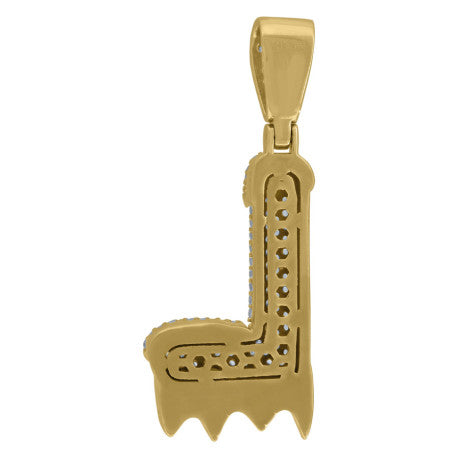 925 Sterling Silver Initial Letter "L" Pendant