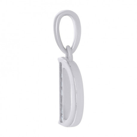 925 Sterling Silver Initial"D" Pendant