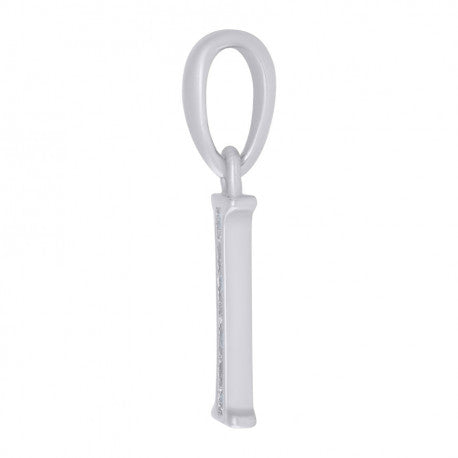 925 Sterling Silver Initial"I" Pendant