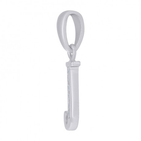 925 Sterling Silver Initial"J" Pendant