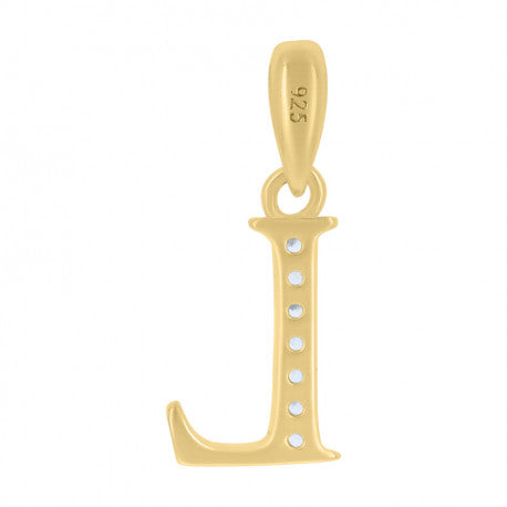 925 Sterling Silver Initial"L" Pendant