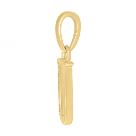 925 Sterling Silver Initial"U" Pendant