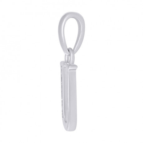 925 Sterling Silver Initial"U" Pendant