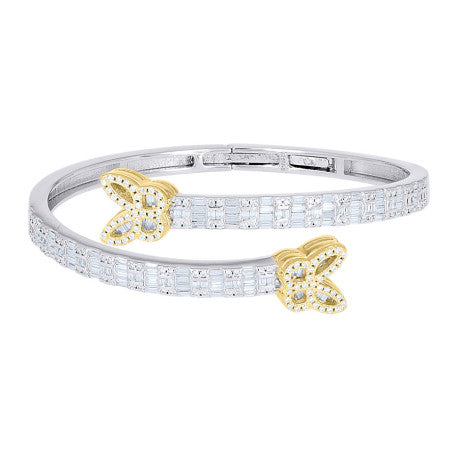 925 Sterling Silver Moissanite Bangle