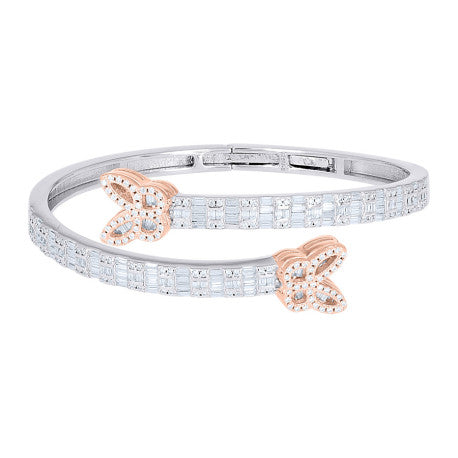 925 Sterling Silver Moissanite Bangle