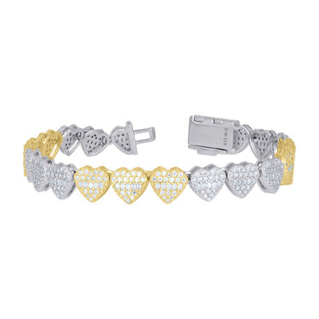 925 Sterling Silver Moissanite Bracelet