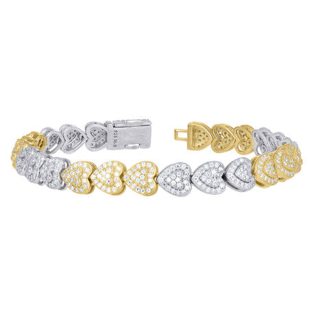 925 Sterling Silver Moissanite Bracelet