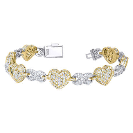 925 Sterling Silver Moissanite Bracelet