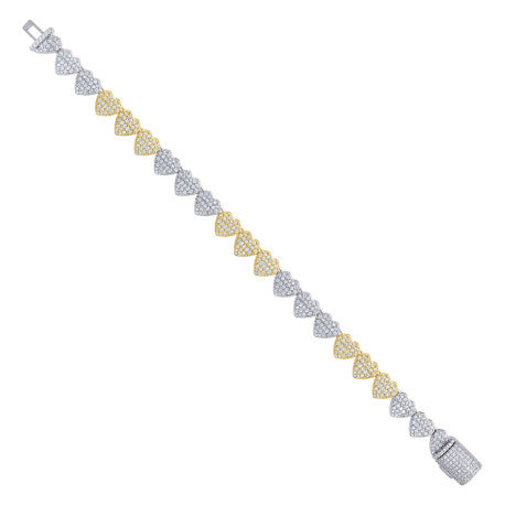 925 Sterling Silver Moissanite Bracelet