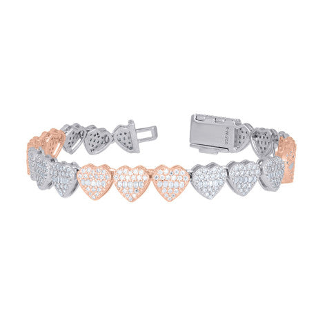 925 Sterling Silver Moissanite Bracelet
