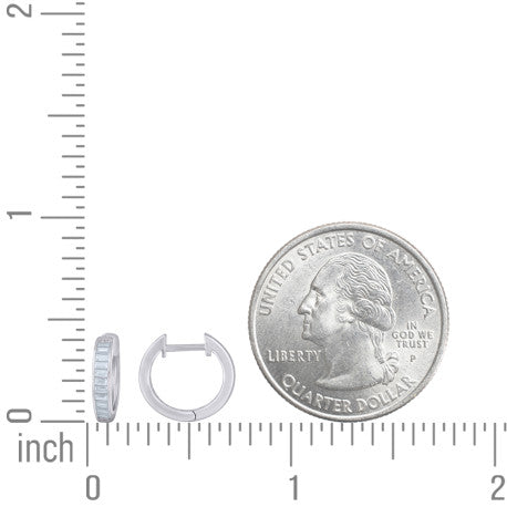 925 Sterling Silver Moissanite Earring