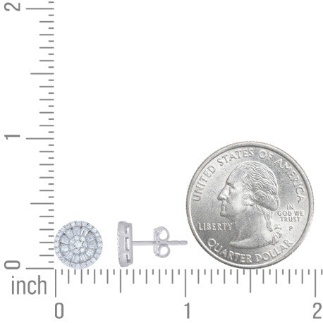 925 Sterling Silver Moissanite Earring