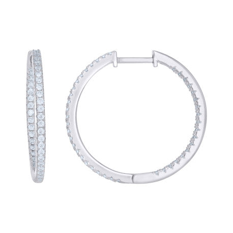 925 Sterling Silver Moissanite Earring