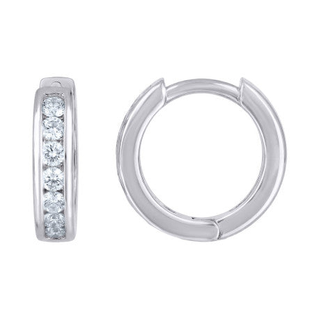 925 Sterling Silver Moissanite Earring