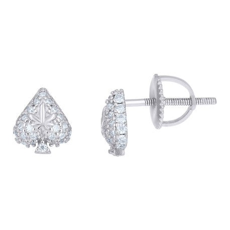 925 Sterling Silver Moissanite Earring